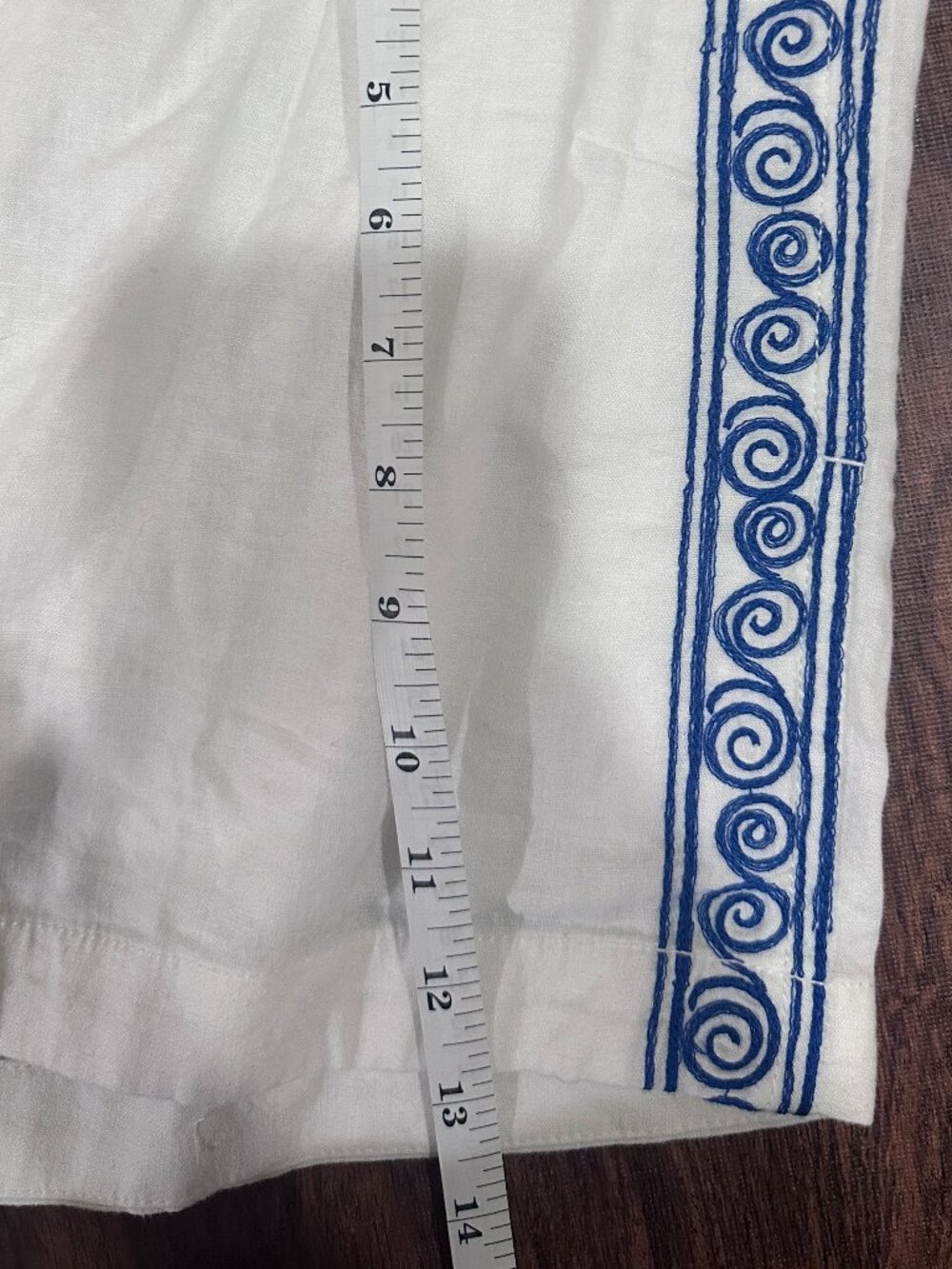 Madewell x Lisa Says Gah! Embroidered Drawstring Pull-On Shorts NWT S - Picture 7 of 11